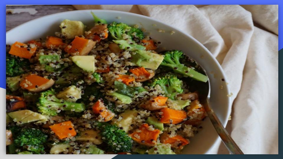 Salada de Quinoa com Legumes Assados